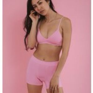 Huha Mid Boxer mineral underwear shorts - Candy Pink Large